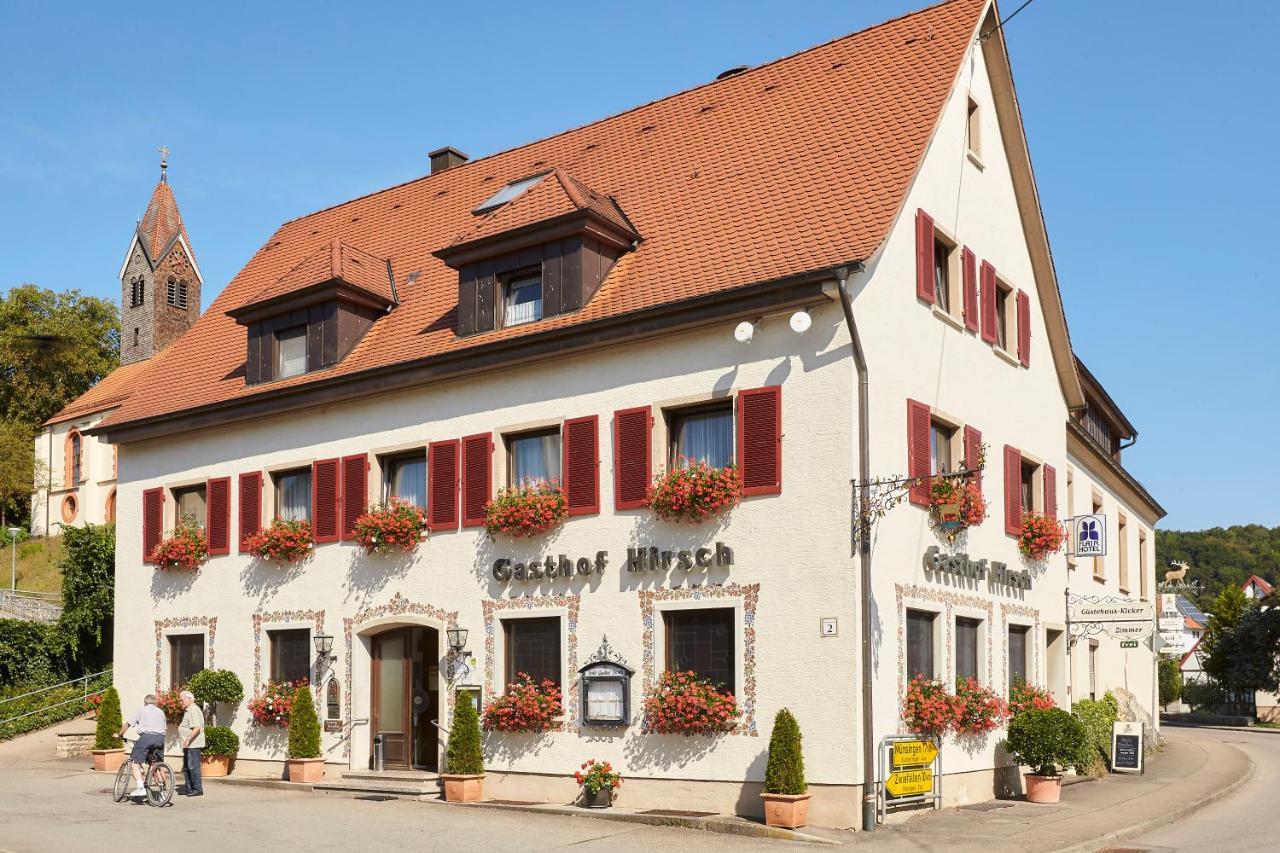 Flair Hotel Gasthof Zum Hirsch Hayingen Exterior photo